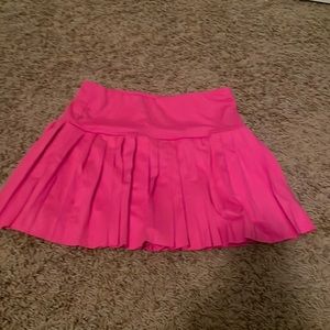 Hot pink skirt